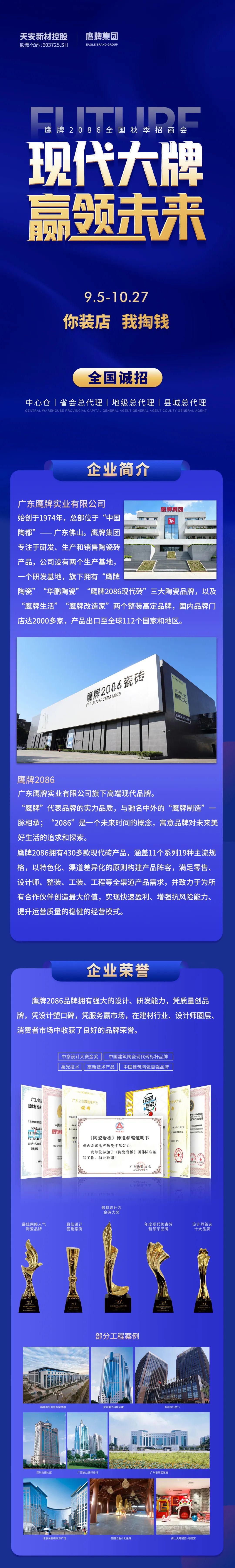 现代大牌 赢领未来 | 鹰牌2086全国招商火热进行中……(图1)
